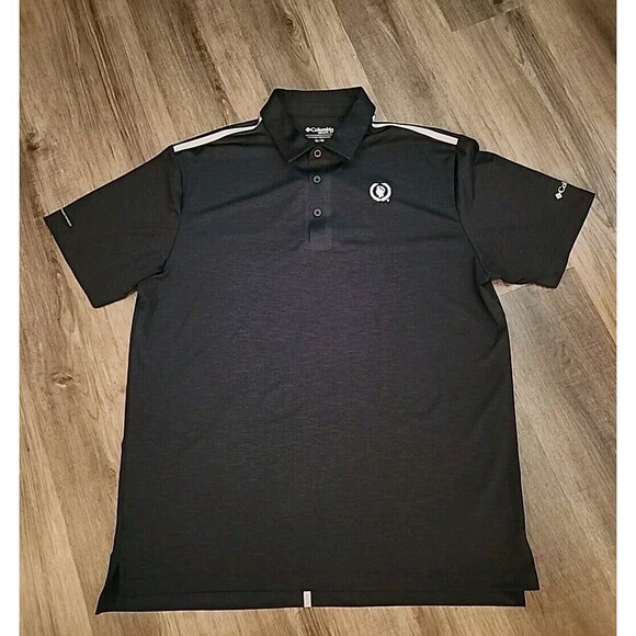 Columbia Mens XL/TG Short Sleeve Golf Shirt Black - Picture 4 of 9